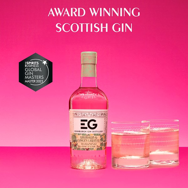 Edinburgh Gin Rhubarb & Ginger Liqueur - 50cl