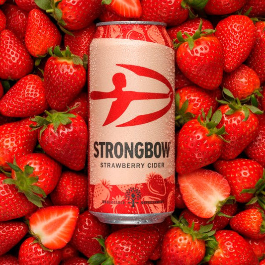 Strongbow Strawberry Cider 4% ABV Cans 10x330ml