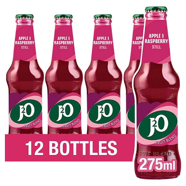 J2O Apple & Raspberry 12 x 275ml