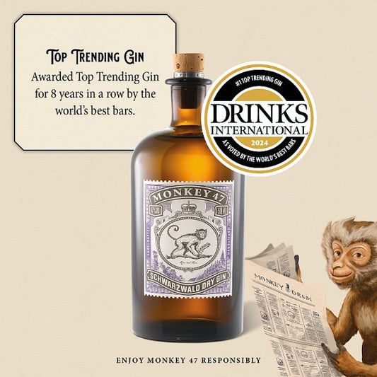 Monkey 47 Schwarzwald Dry Gin - 50cl Bottle