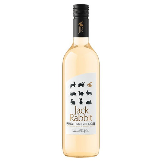 Jack Rabbit Pinot Grigio Rosé Wine 6 x 75cl