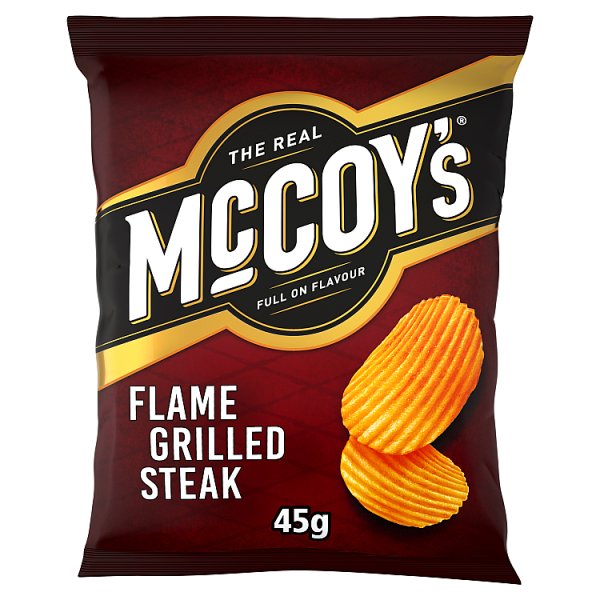 McCoy's Flame Grilled Steak Grab Bag Crisps 36 x 45g