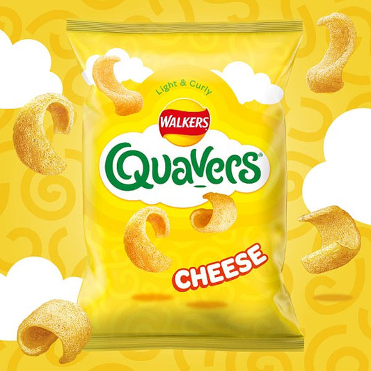 Walkers Quavers Cheese Grab Bag Crisps 32 x 20g