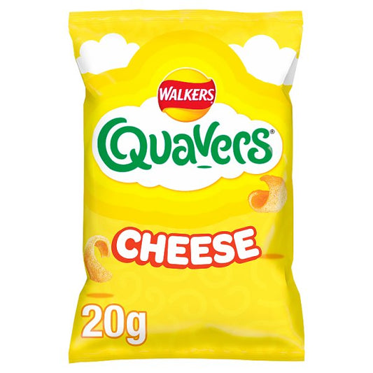 Walkers Quavers Cheese Grab Bag Crisps 32 x 20g
