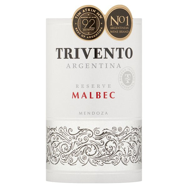 Trivento Reserve Malbec Red Wine Argentina 6 x 75cl