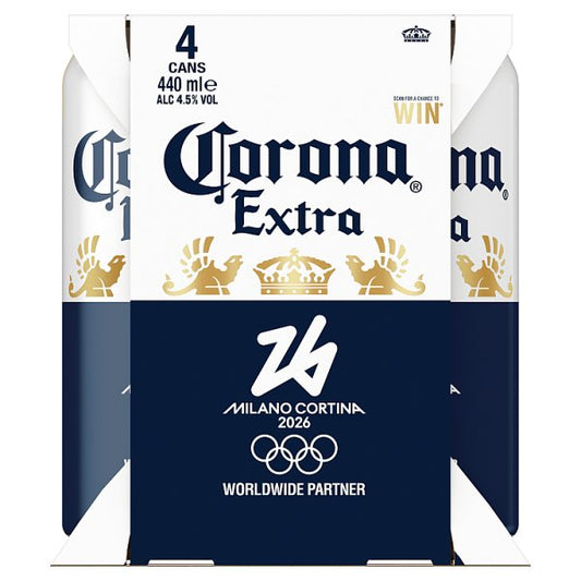 Corona Extra Premium Lager Beer Cans 24x440ml