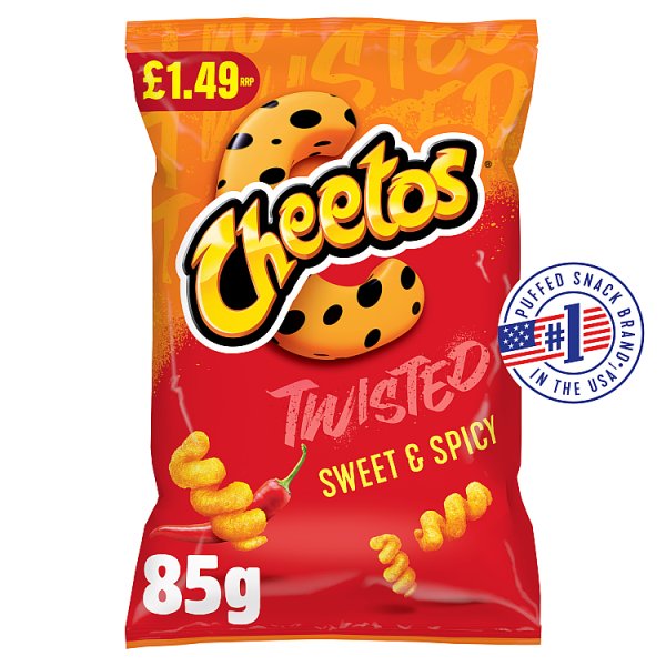 Cheetos Twisted Sweet & Spicy Sharing Crisps 12 x 85g