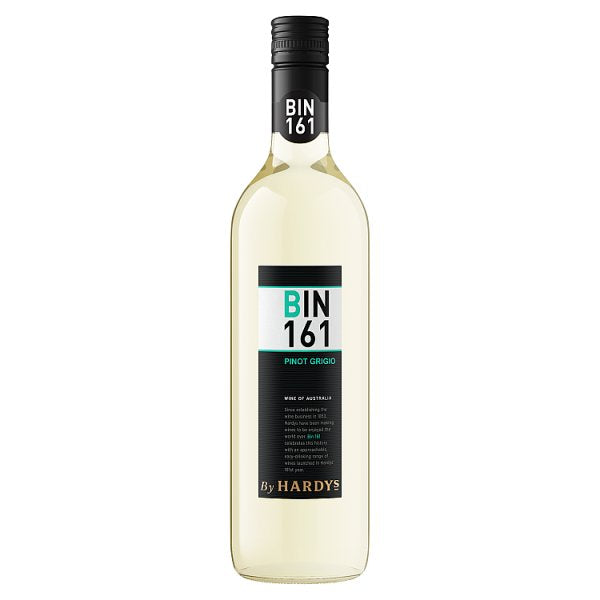 Bin 161 By Hardys Pinot Grigio White Wine 6 x 75cl