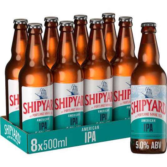 Shipyard American IPA 8 x 500ml Bottles