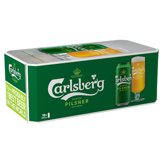 Carlsberg Danish Pilsner 18 x 440ml Cans
