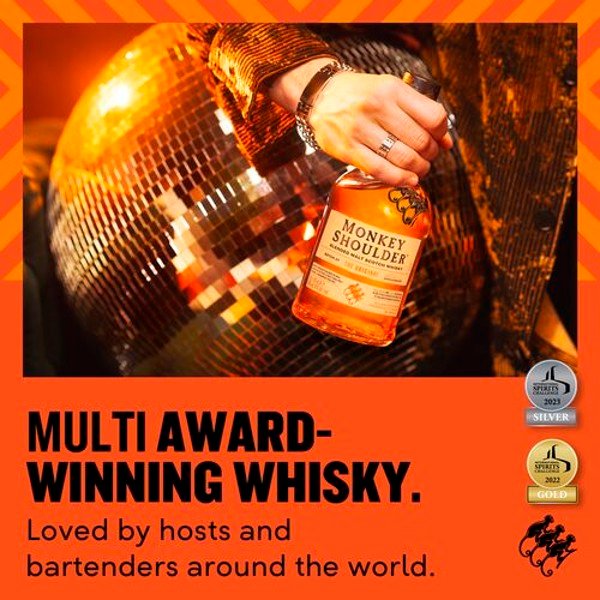 Monkey Shoulder Blended Malt Scotch Whisky - 70cl