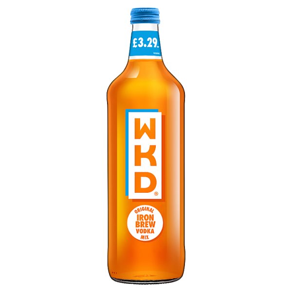WKD Iron Brew Original Vodka Mix 6 x 700ml