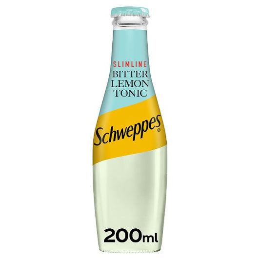 Schweppes Slimline Bitter Lemon 24 x 200ml NRB