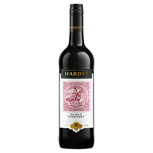 Hardys Stamp Shiraz Cabernet Red Wine 6 x 75cl