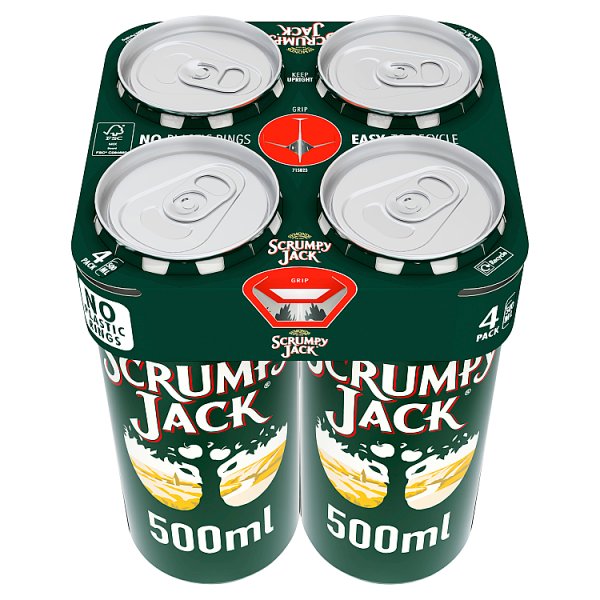 Scrumpy Jack Premium British Cider 6.0% Multipack Cans 24 x 500ml