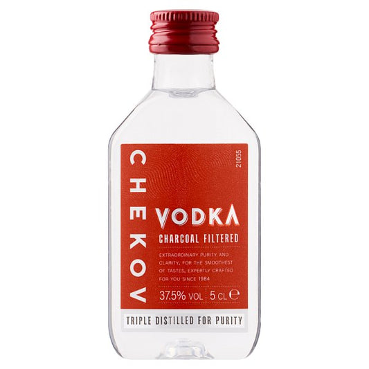 Chekov Charcoal Filtered Vodka 12 x 5cl