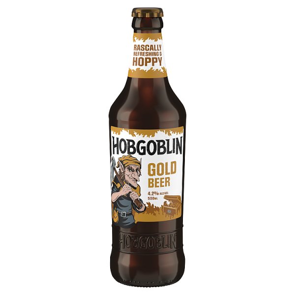 Hobgoblin Gold Ale Golden Beer Bottle 8 x 500ml