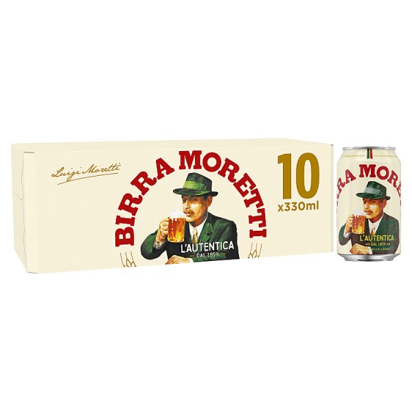 Birra Moretti Premium Lager Beer Can 20 x 330ml
