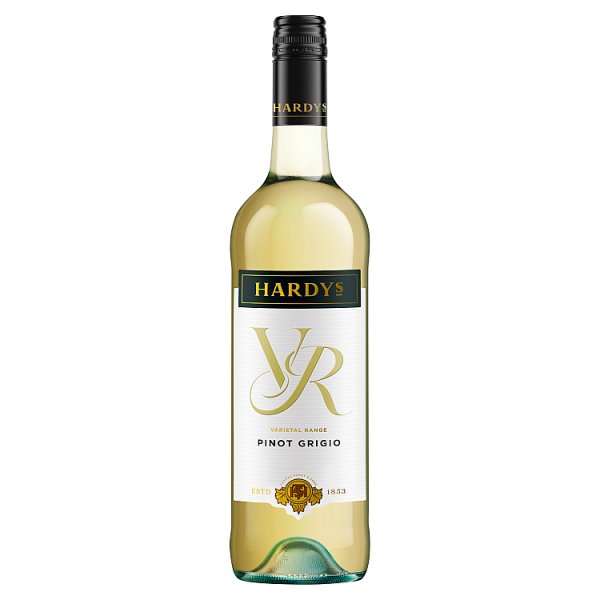 Hardys VR Pinot Grigio White Wine 6 x 75cl