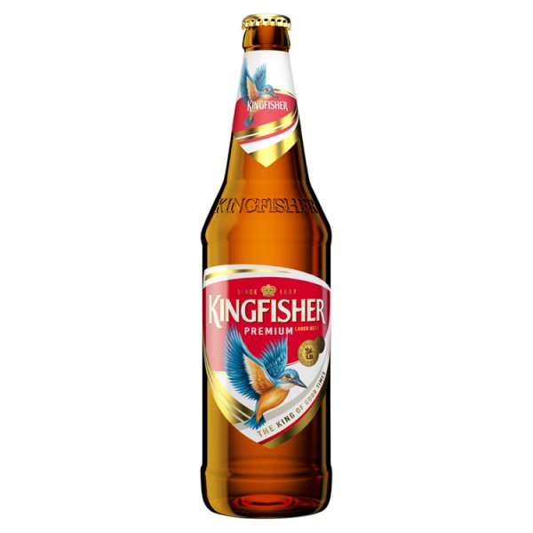 Kingfisher Premium Lager Beer 12 x 650ml
