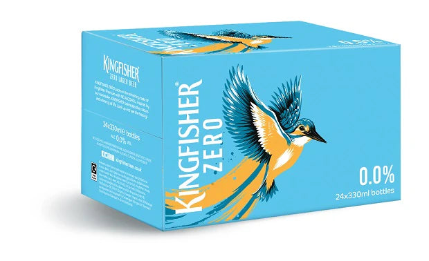 Kingfisher Zero Lager Beer 24x330ml