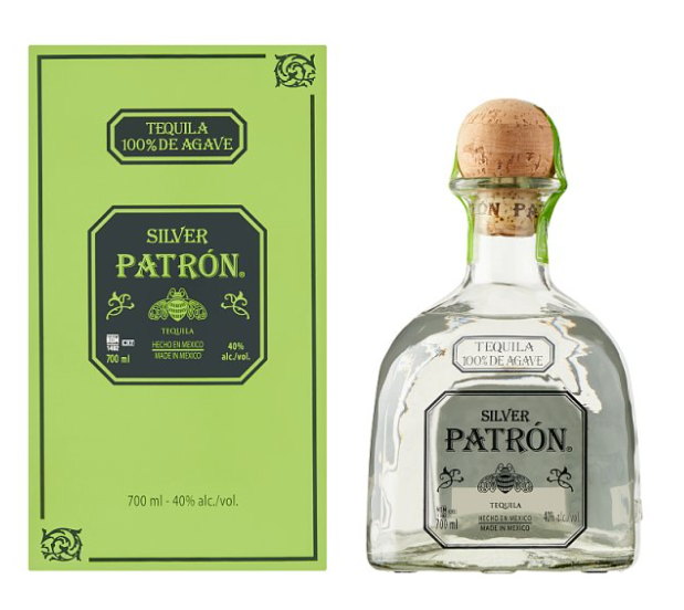 PATRÓN Silver Tequila, 70cl