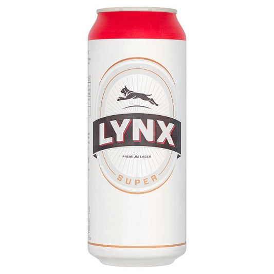 Lynx Super Premium Lager Can 24 x 500ml