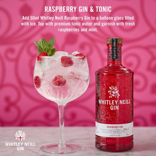 Whitley Neill Raspberry Gin - 70cl