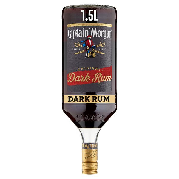 Captain Morgan Dark Rum 40% vol - 1.5L