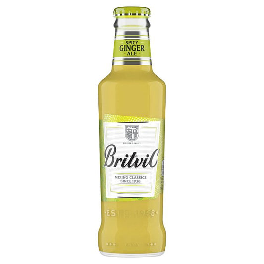 Britvic Spicy Ginger Ale Bottle 24 x 200ml NRB