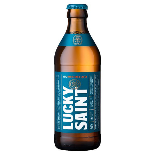 Lucky Saint Unfiltered Alcohol Free Lager 20 x 330ml Bottles