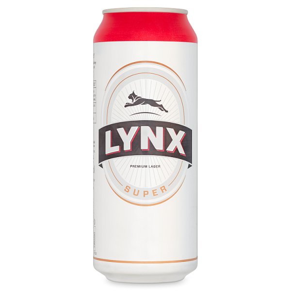 Lynx Super Premium Lager Can 24 x 500ml