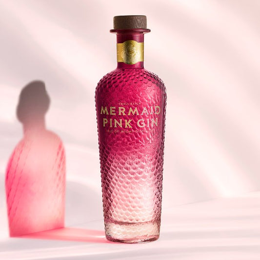 Isle of Wight Distillery Mermaid Pink Gin - 70cl Bottle