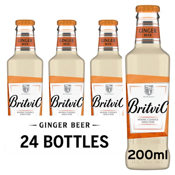 Britvic Fiery Ginger Beer Bottle 24 x 200ml NRB
