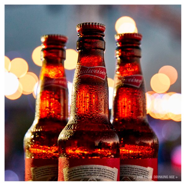 Budweiser Lager Beer Bottles 12x660ml
