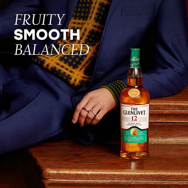The Glenlivet 12 Year Old Single Malt Scotch Whisky 70cl