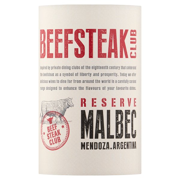 Beefsteak Club Reserve Malbec 6 x 750ml