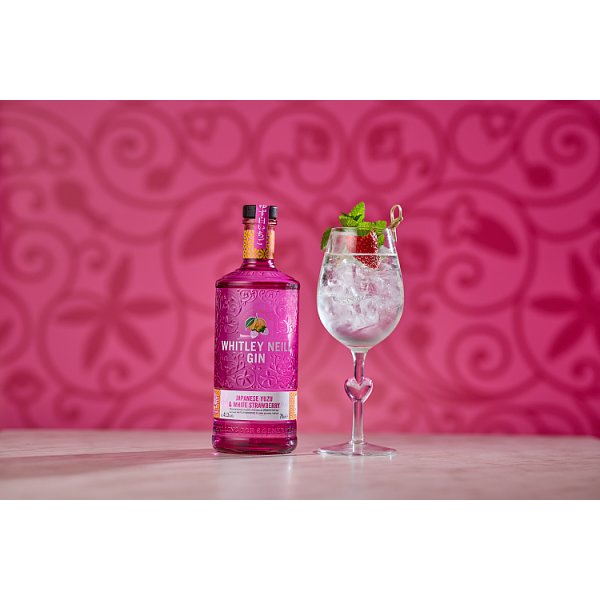 Whitley Neill Gin Japanese Yuzu & White Strawberry - 70cl