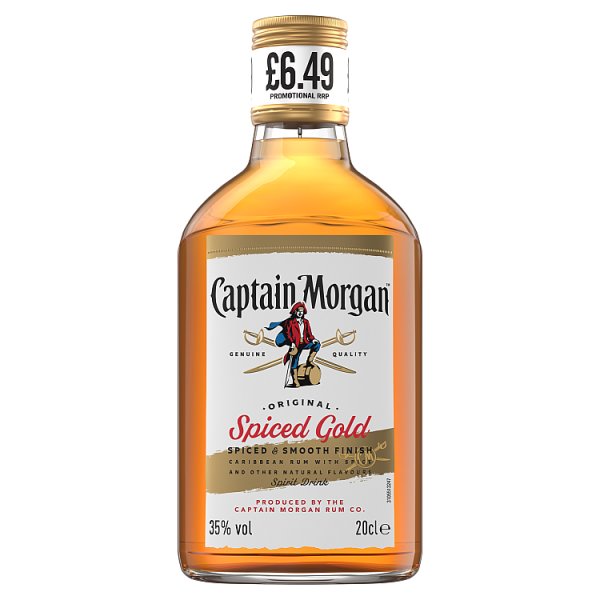 Captain Morgan Original Spiced Gold Rum 35% Vol 6 x 20cl