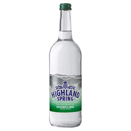 Highland Spring Sparkling Spring Water 12 x 750ml