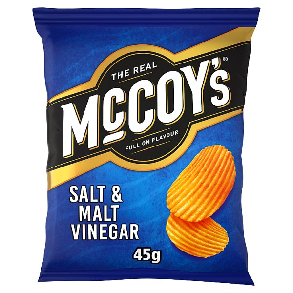 McCoy's Salt & Malt Vinegar Grab Bag Crisps 36 x 45g
