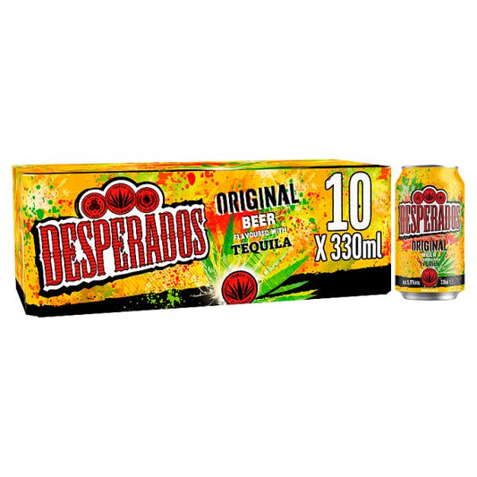 Desperados Original Tequila Lager Beer Can 5.9% ABV 20x330ml