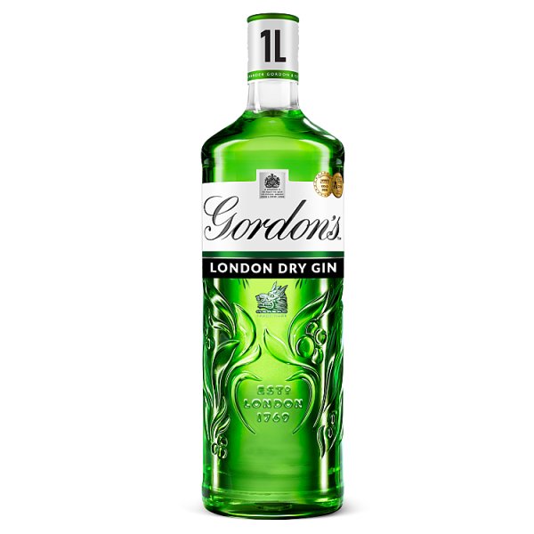 Gordon’s Special Dry London Gin 37.5% Vol - 1L Bottle