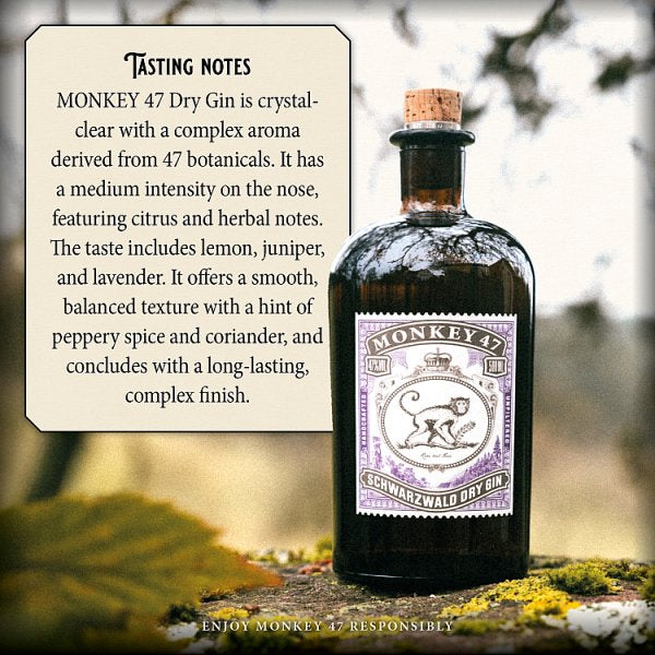 Monkey 47 Schwarzwald Dry Gin - 50cl Bottle