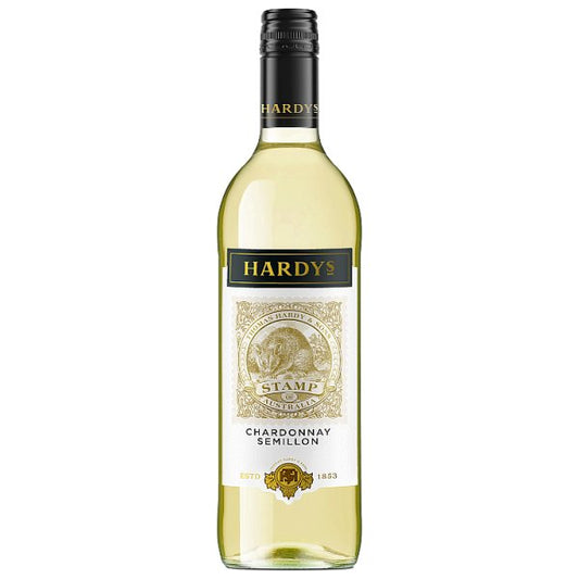 Hardys Stamp Chardonnay Semillon White Wine 6 x 75cl