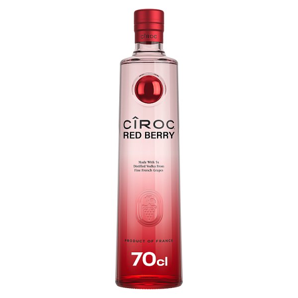 Cîroc Red Berry Vodka 37.5% Vol - 70cl Bottle