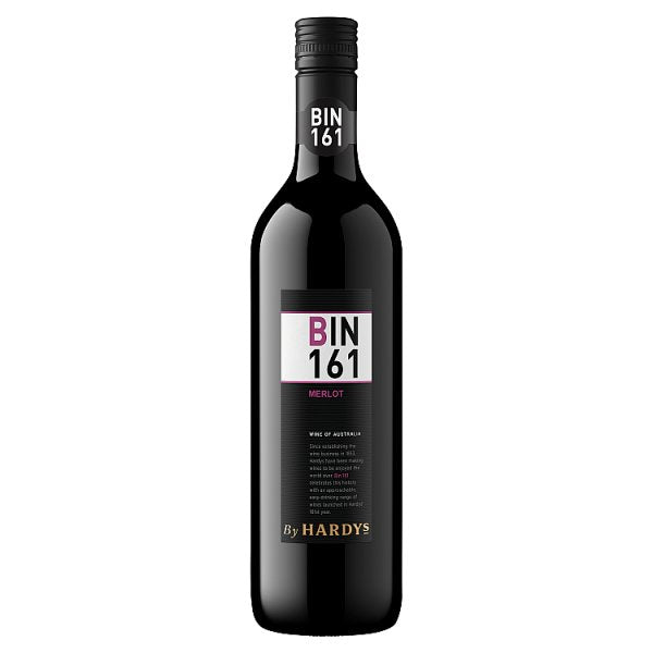 Bin 161 By Hardys Merlot Red Wine 6 x 75cl