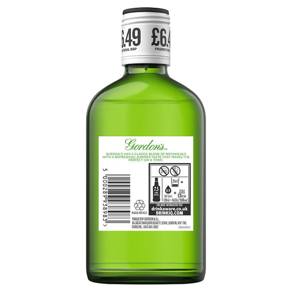 Gordon's London Dry Gin 37.5% vol 6 x 20cl