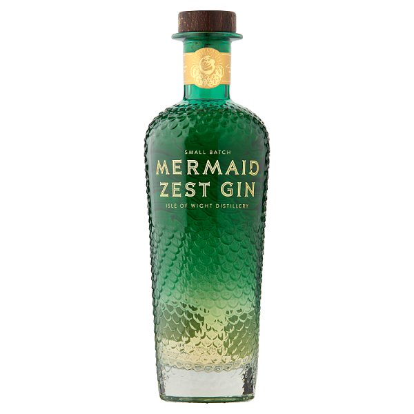 ISLE OF WIGHT DISTILLERY Mermaid Zest Gin - 70cl Bottle