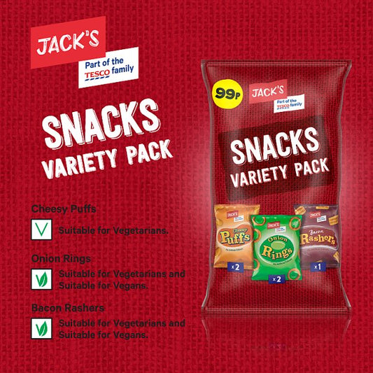 Jack's Snacks Variety Pack 50 x 16g